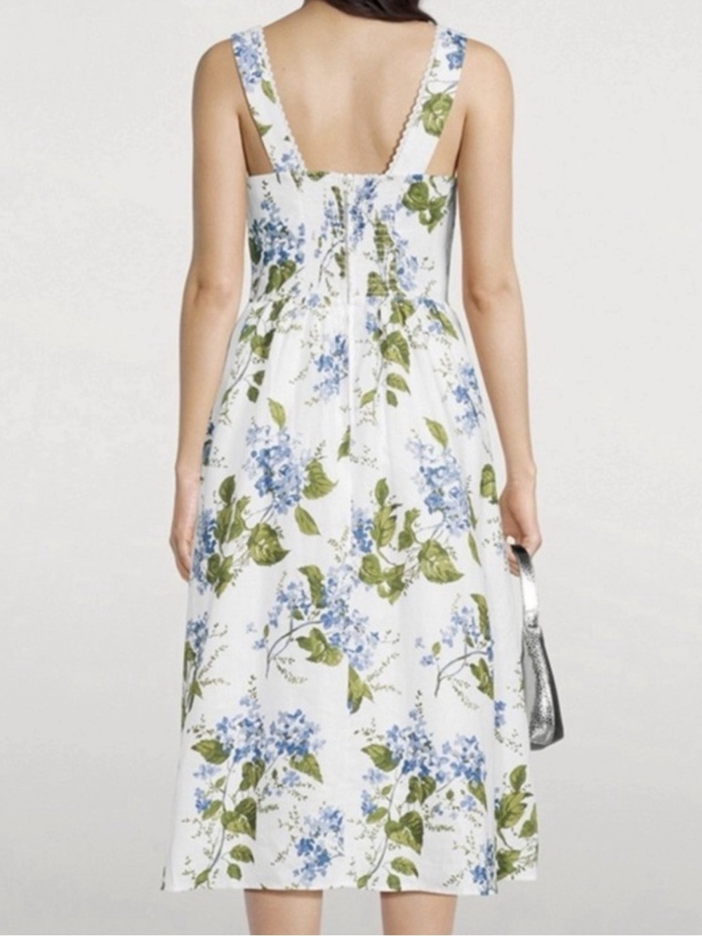 Reformation Tagliatelle Hydrangea print dress - Picture 3 of 13